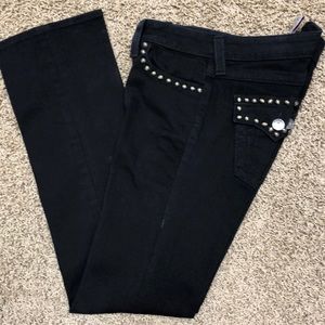 True Religion women’s sz 30 Billy black jeans